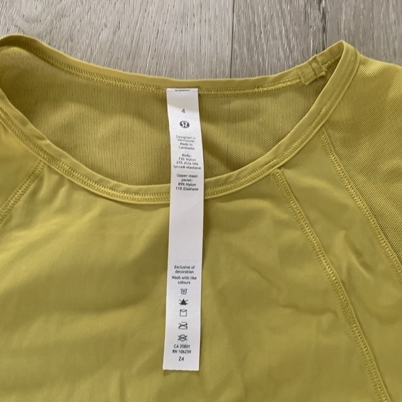 Lululemon Sculpt Tank Top green  Size 4 Neon Run‎ Gym Cardio fantastic - Picture 7 of 9